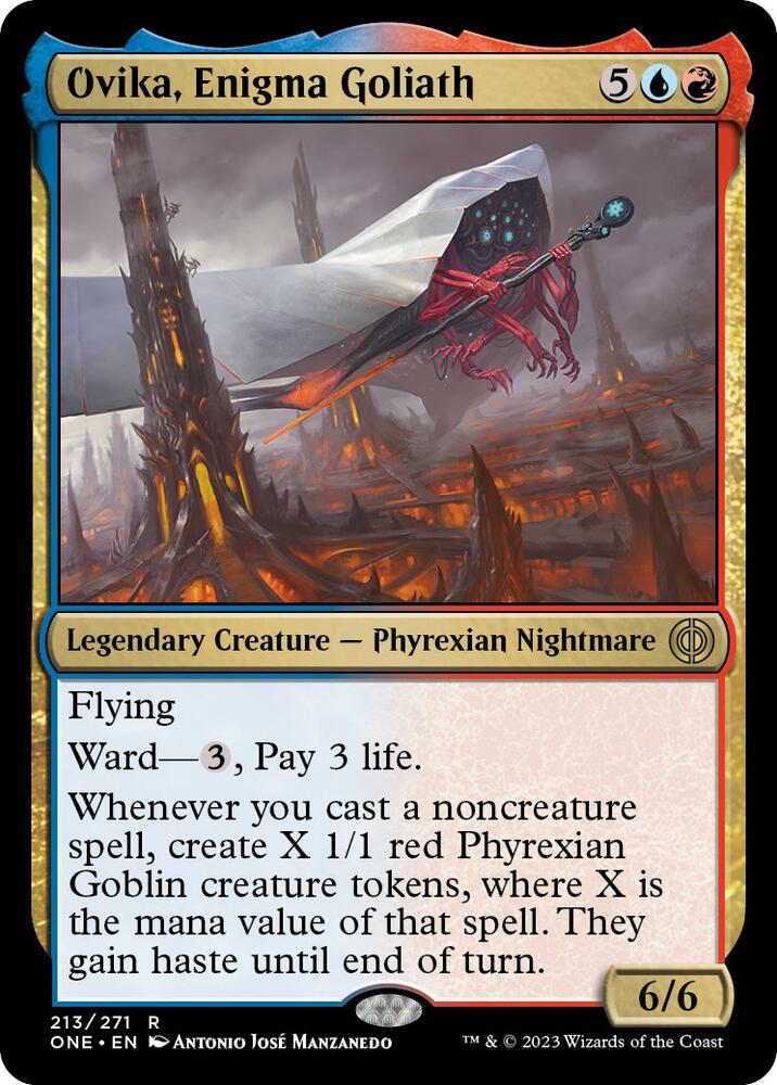 Ovika, Enigma Goliath [Phyrexia: All Will Be One]