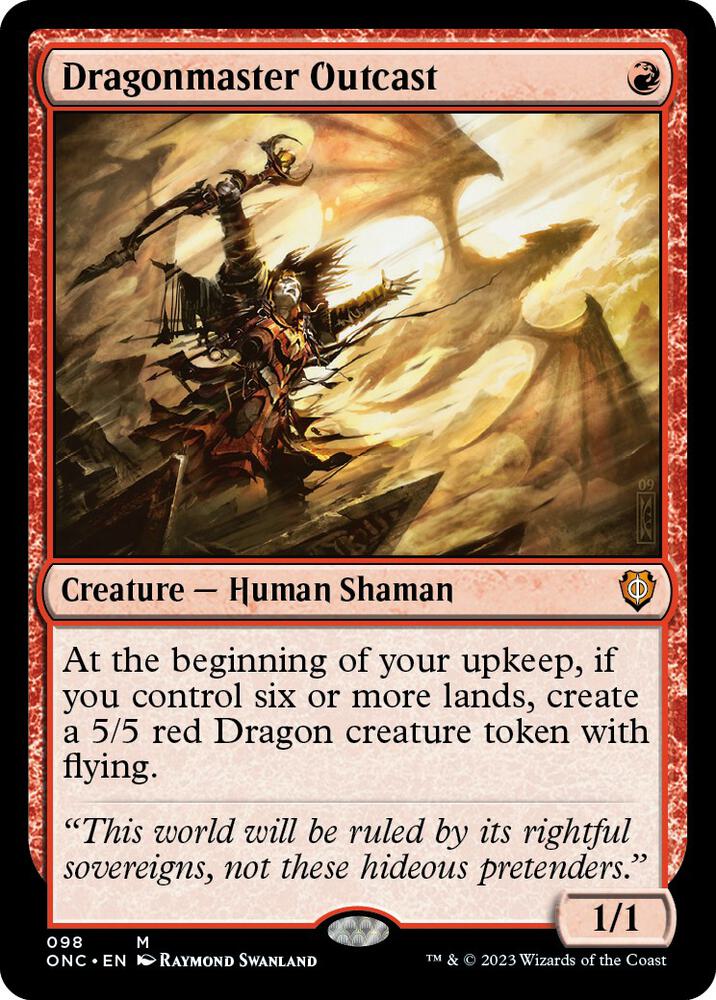 Dragonmaster Outcast [Phyrexia: All Will Be One Commander]