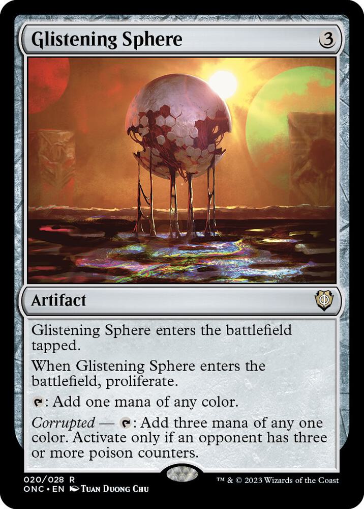 Glistening Sphere [Phyrexia: All Will Be One Commander]