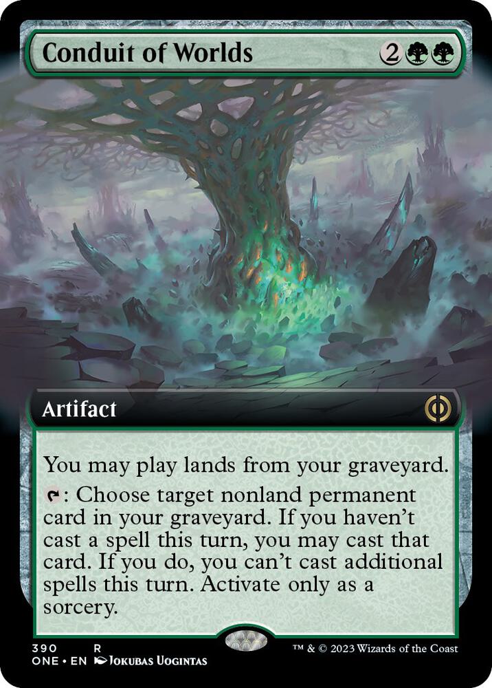Conduit of Worlds (Extended Art) [Phyrexia: All Will Be One]