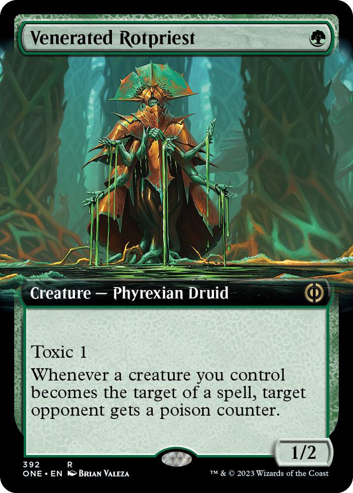 Venerated Rotpriest (Extended Art) [Phyrexia: All Will Be One]