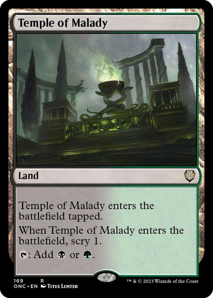 Temple of Malady [Phyrexia: All Will Be One Commander]