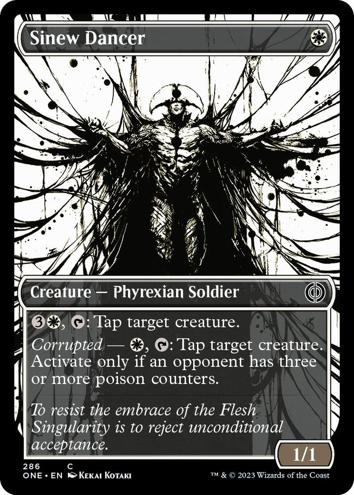 Sinew Dancer (Showcase Ichor) [Phyrexia: All Will Be One]