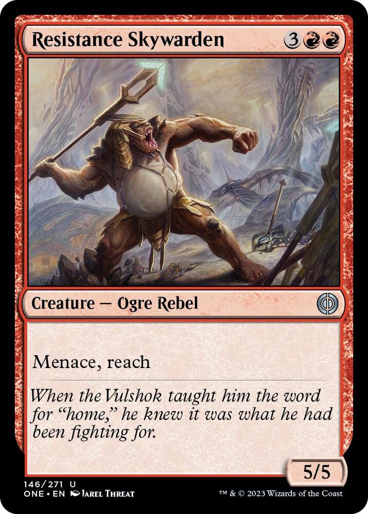 Resistance Skywarden [Phyrexia: All Will Be One]