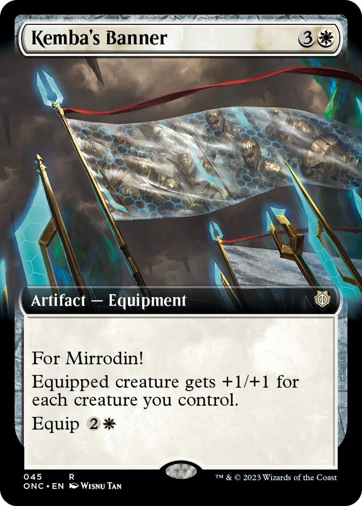 Kemba's Banner (Extended Art) [Phyrexia: All Will Be One Commander]