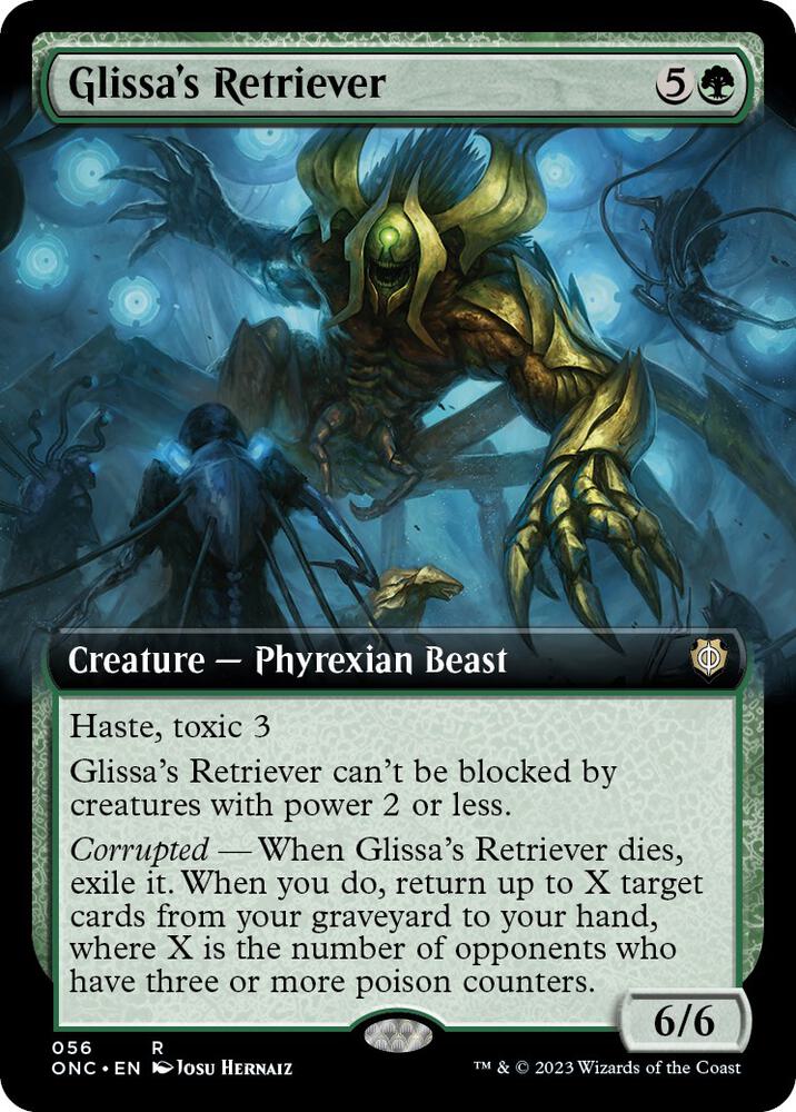 Glissa's Retriever (Extended Art) [Phyrexia: All Will Be One Commander]