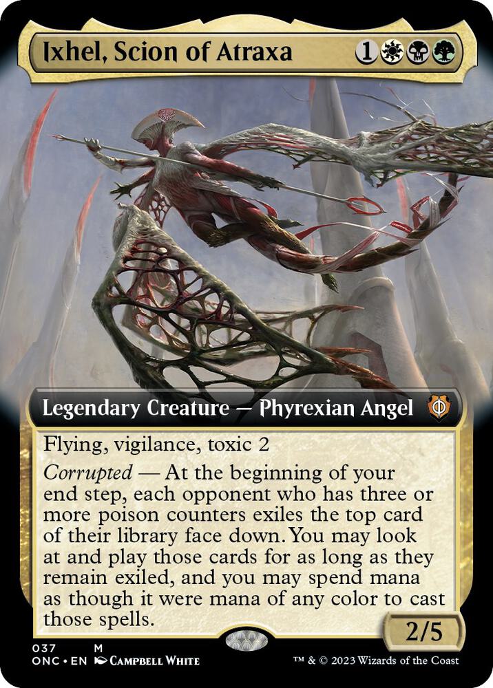 Ixhel, Scion of Atraxa (Extended Art) [Phyrexia: All Will Be One Commander]