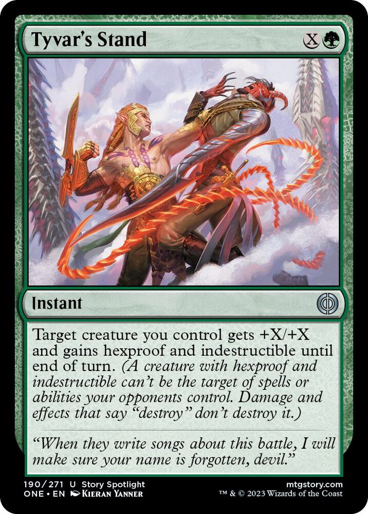 Tyvar's Stand [Phyrexia: All Will Be One]