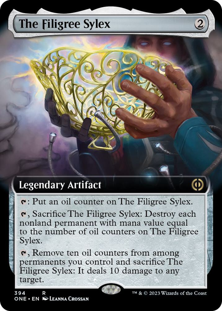 The Filigree Sylex (Extended Art) [Phyrexia: All Will Be One]