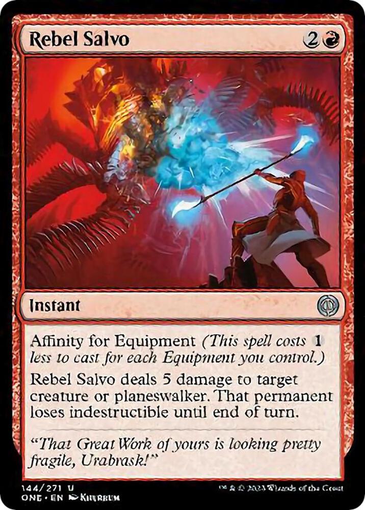 Rebel Salvo [Phyrexia: All Will Be One]