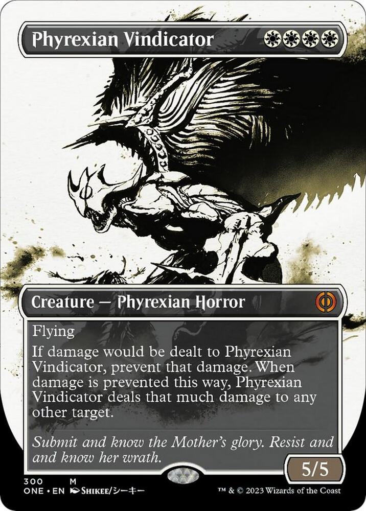 Phyrexian Vindicator (Borderless Ichor) [Phyrexia: All Will Be One]