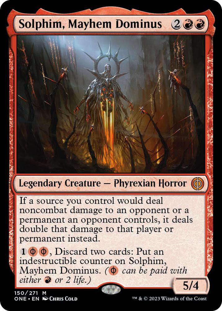 Solphim, Mayhem Dominus [Phyrexia: All Will Be One]