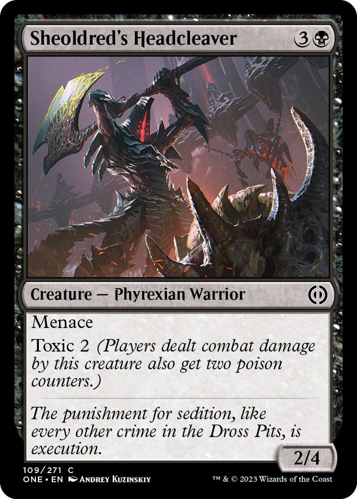 Sheoldred's Headcleaver [Phyrexia: All Will Be One]
