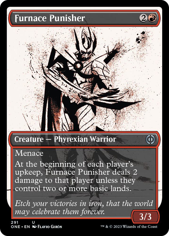 Furnace Punisher (Showcase Ichor) [Phyrexia: All Will Be One]