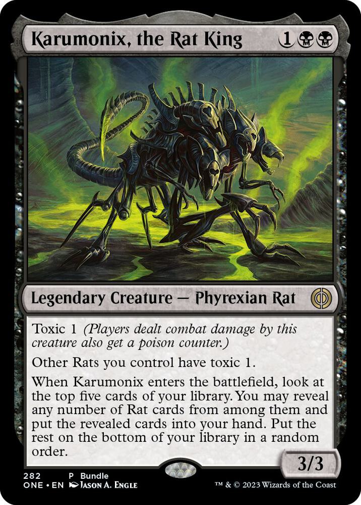 Karumonix, the Rat King (Bundle) [Phyrexia: All Will Be One]