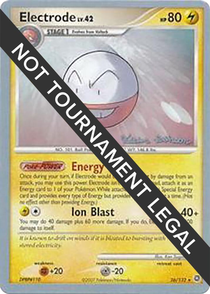 Electrode LV.42 (26/132) (Intimidation - Tristan Robinson) [World Championships 2008]