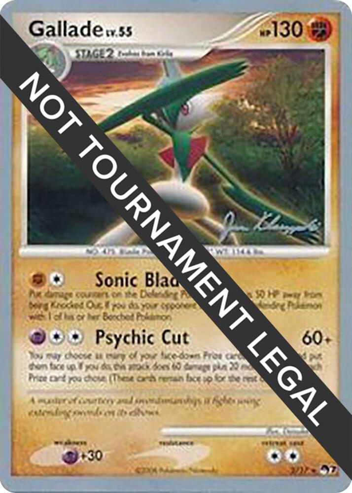 Gallade LV.55 (2/17) (Psychic Lock - Jason Klaczynski) [World Championships 2008]