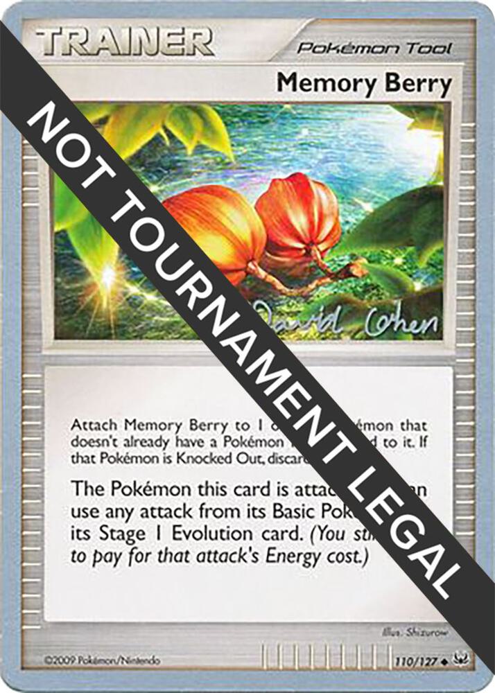 Memory Berry (110/127) (Stallgon - David Cohen) [World Championships 2009]