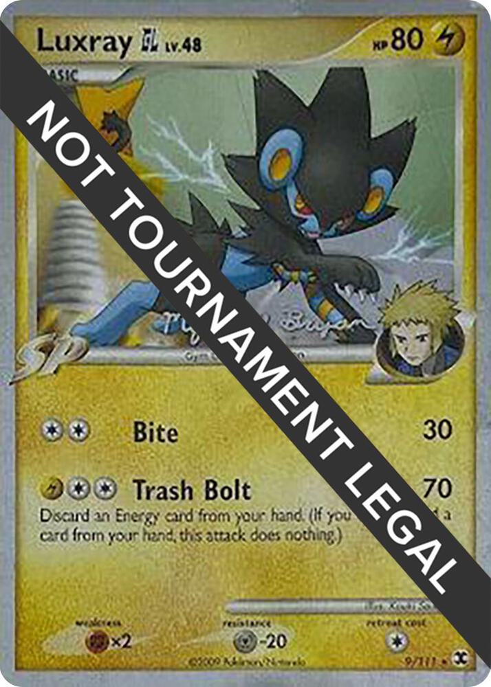 Luxray GL LV.48 (9/111) (Happy Luck - Mychael Bryan) [World Championships 2010]