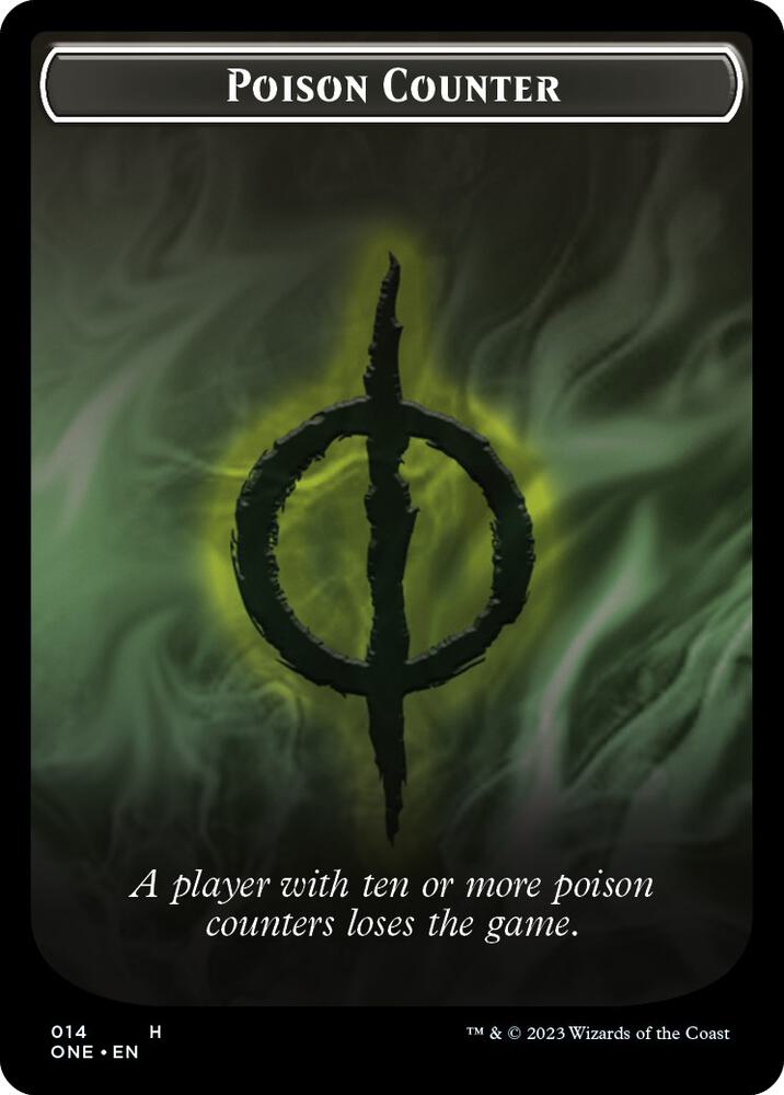Poison Counter Token [Phyrexia: All Will Be One Tokens]