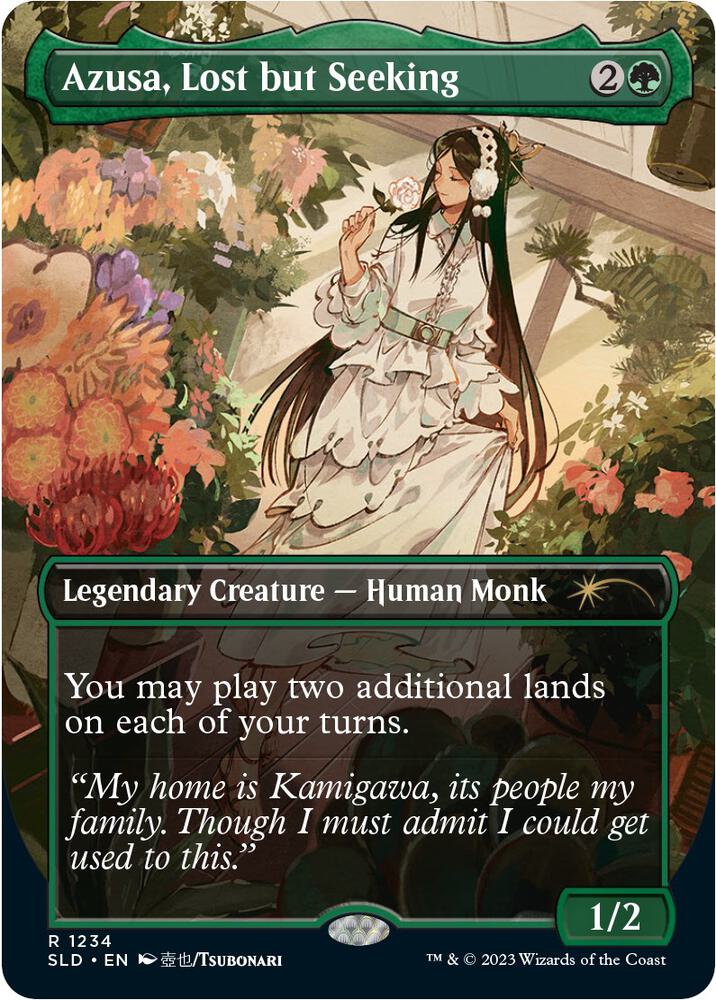 Azusa, Lost but Seeking (Borderless) [Secret Lair Drop Series]