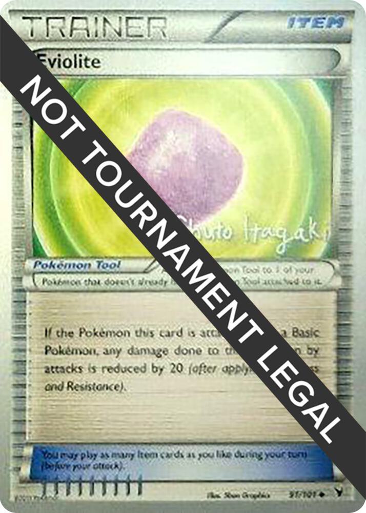 Eviolite (91/101) (Terraki-Mewtwo - Shuto Itagaki) [World Championships 2012]