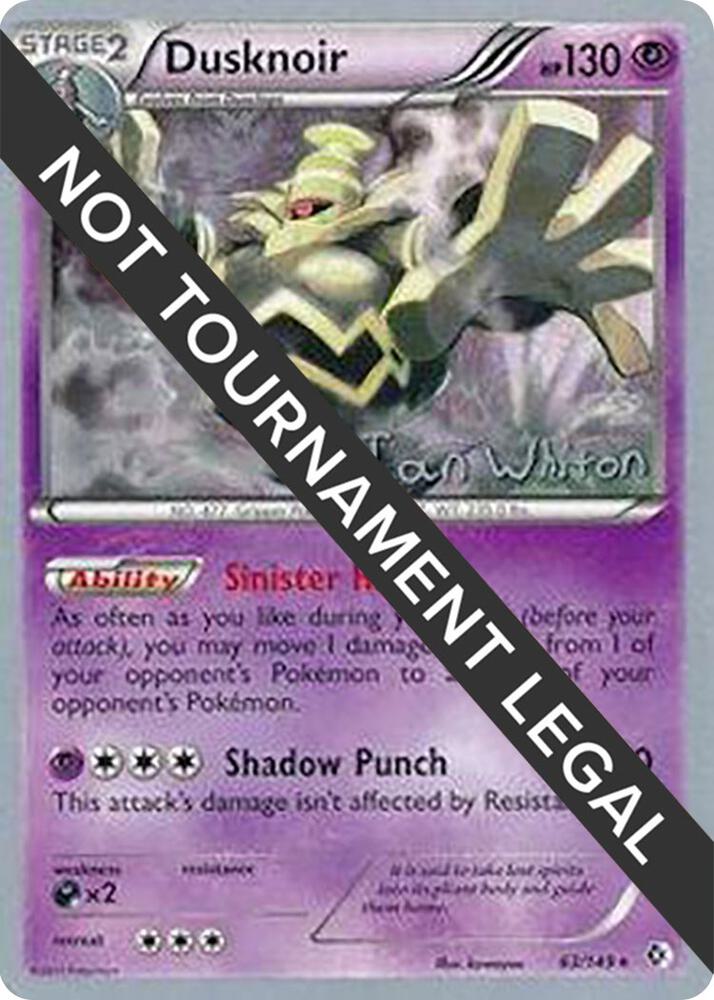 Dusknoir (63/149) (American Gothic - Ian Whiton) [World Championships 2013]