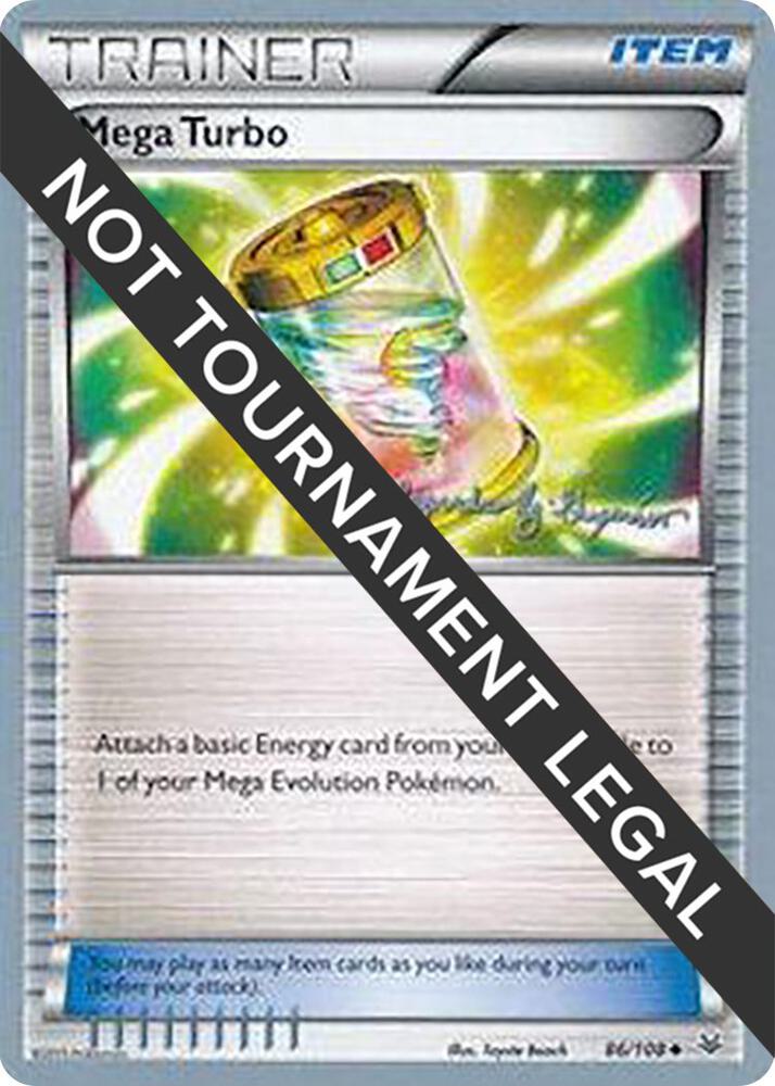 Mega Turbo (86/108) (Primal Groudon - Alejandro Ng-Guzman) [World Championships 2015]