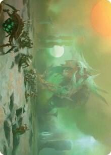 Green Sun's Twilight Art Card [Phyrexia: All Will Be One Art Series]