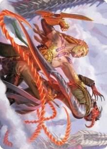 Tyvar's Stand Art Card [Phyrexia: All Will Be One Art Series]