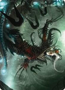 Vraan, Executioner Thane Art Card [Phyrexia: All Will Be One Art Series]