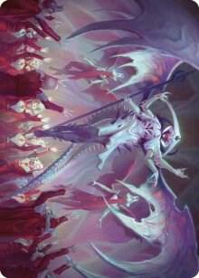 Atraxa, Grand Unifier Art Card [Phyrexia: All Will Be One Art Series]