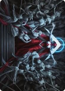 Elesh Norn, Mother of Machines Art Card [Phyrexia: All Will Be One Art Series]
