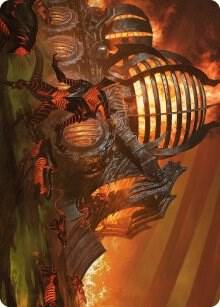 Urabrask's Forge Art Card [Phyrexia: All Will Be One Art Series]