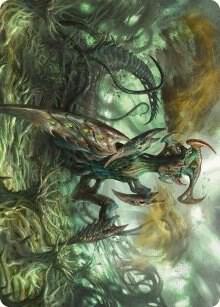 Zopandrel, Hunger Dominus Art Card [Phyrexia: All Will Be One Art Series]