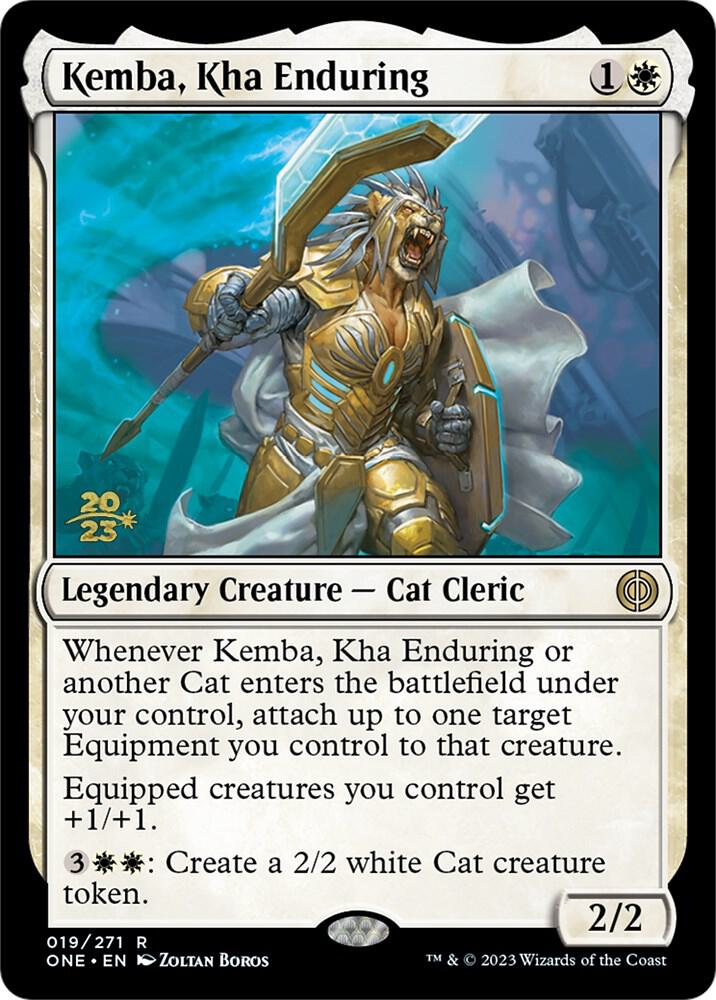Kemba, Kha Enduring [Phyrexia: All Will Be One Prerelease Promos]