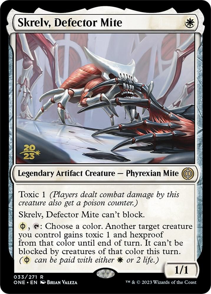 Skrelv, Defector Mite [Phyrexia: All Will Be One Prerelease Promos]