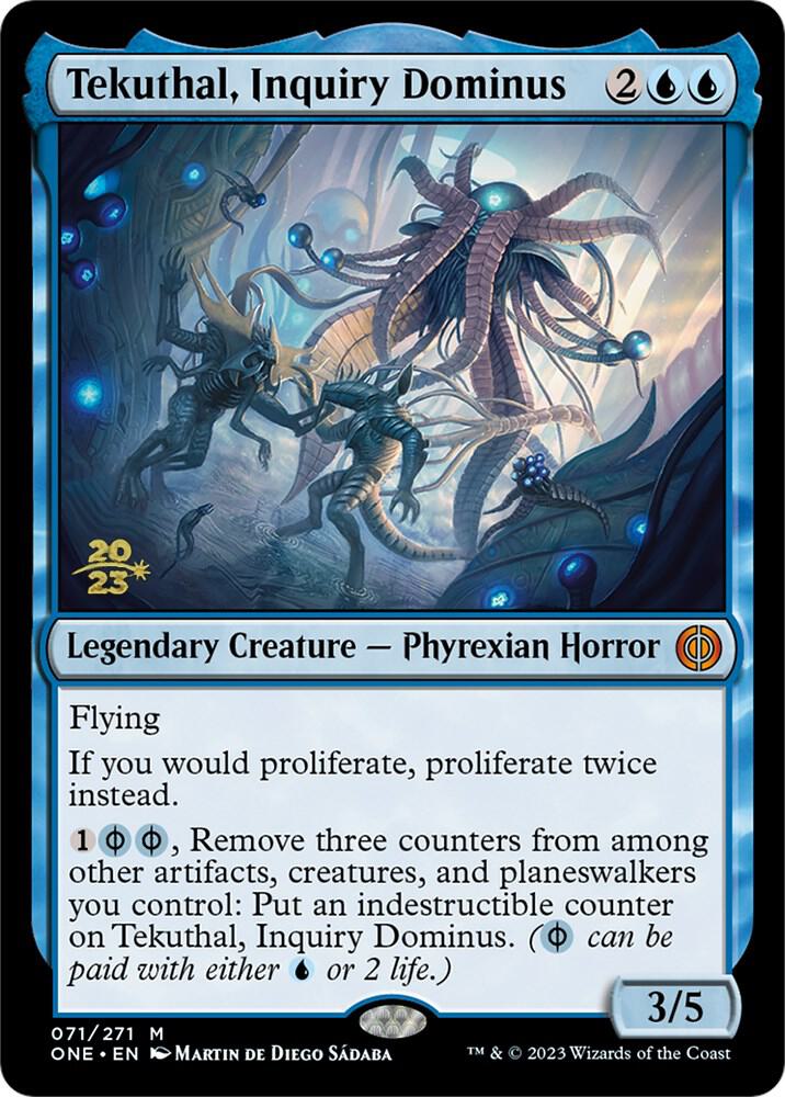 Tekuthal, Inquiry Dominus [Phyrexia: All Will Be One Prerelease Promos]