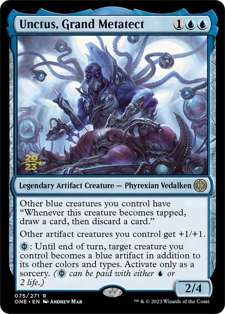 Unctus, Grand Metatect [Phyrexia: All Will Be One Prerelease Promos]