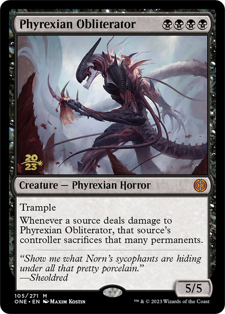 Phyrexian Obliterator [Phyrexia: All Will Be One Prerelease Promos]