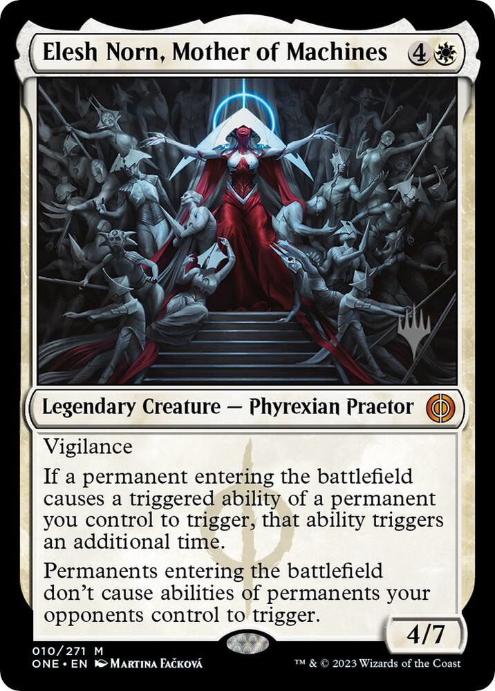 Elesh Norn, Mother of Machines (Promo Pack) [Phyrexia: All Will Be One Promos]