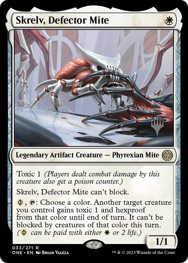 Skrelv, Defector Mite (Promo Pack) [Phyrexia: All Will Be One Promos]