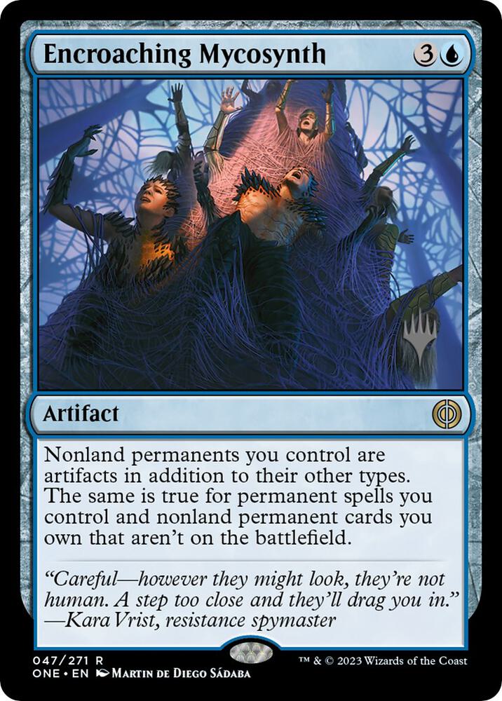 Encroaching Mycosynth (Promo Pack) [Phyrexia: All Will Be One Promos]