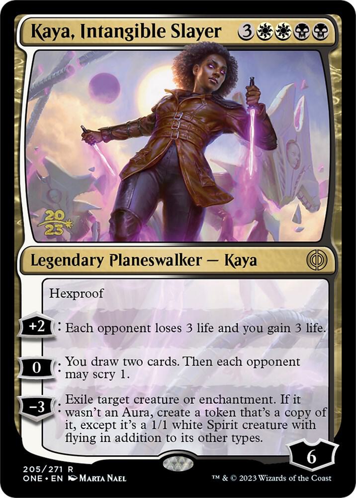 Kaya, Intangible Slayer [Phyrexia: All Will Be One Prerelease Promos]