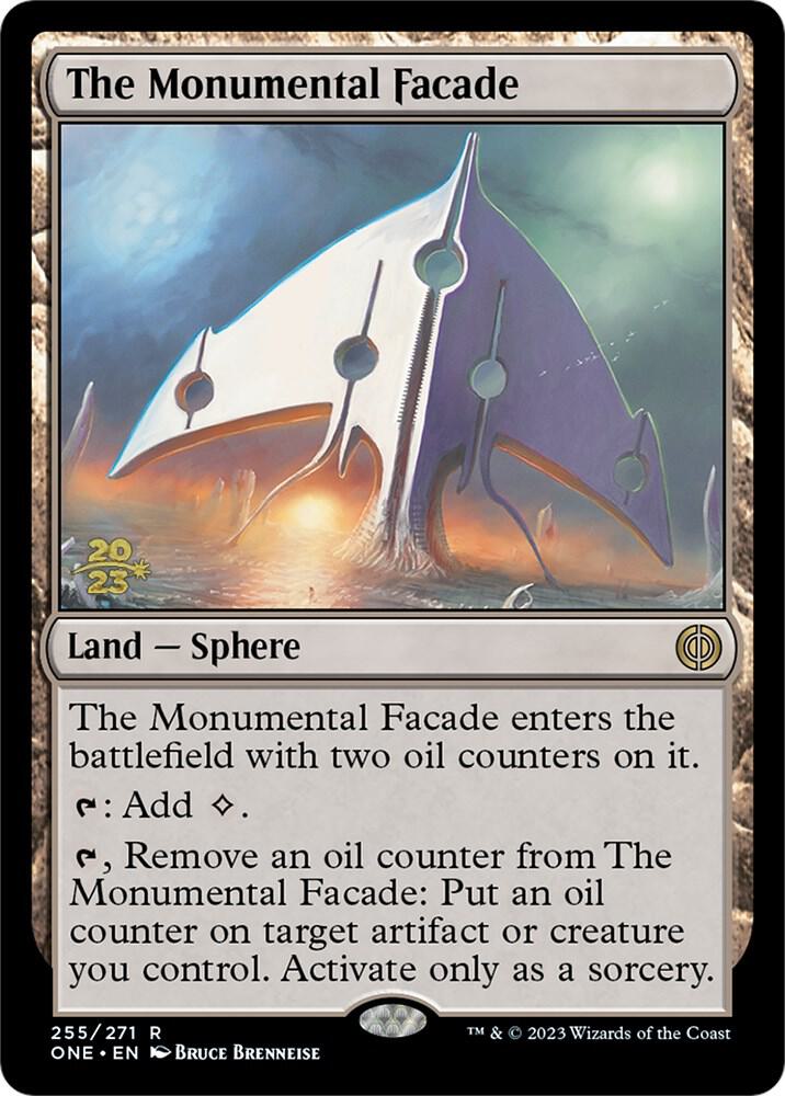 The Monumental Facade [Phyrexia: All Will Be One Prerelease Promos]