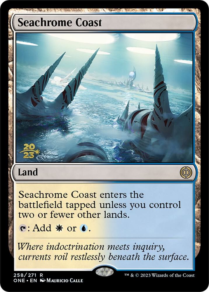 Seachrome Coast [Phyrexia: All Will Be One Prerelease Promos]
