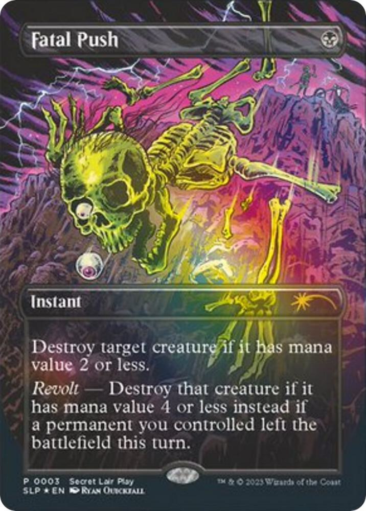 Fatal Push (Borderless) [Secret Lair Showdown]