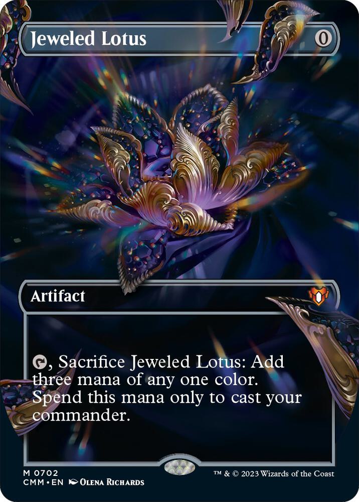 Jeweled Lotus (Borderless Frame Break) [Commander Masters]