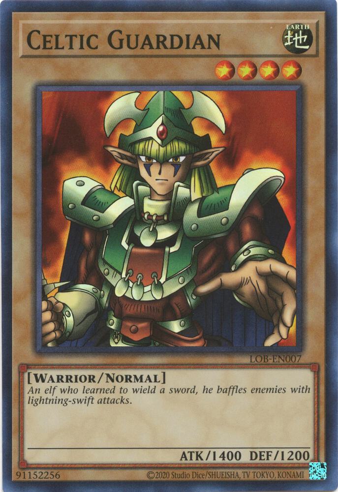 Celtic Guardian (25th Anniversary) [LOB-EN007] Super Rare