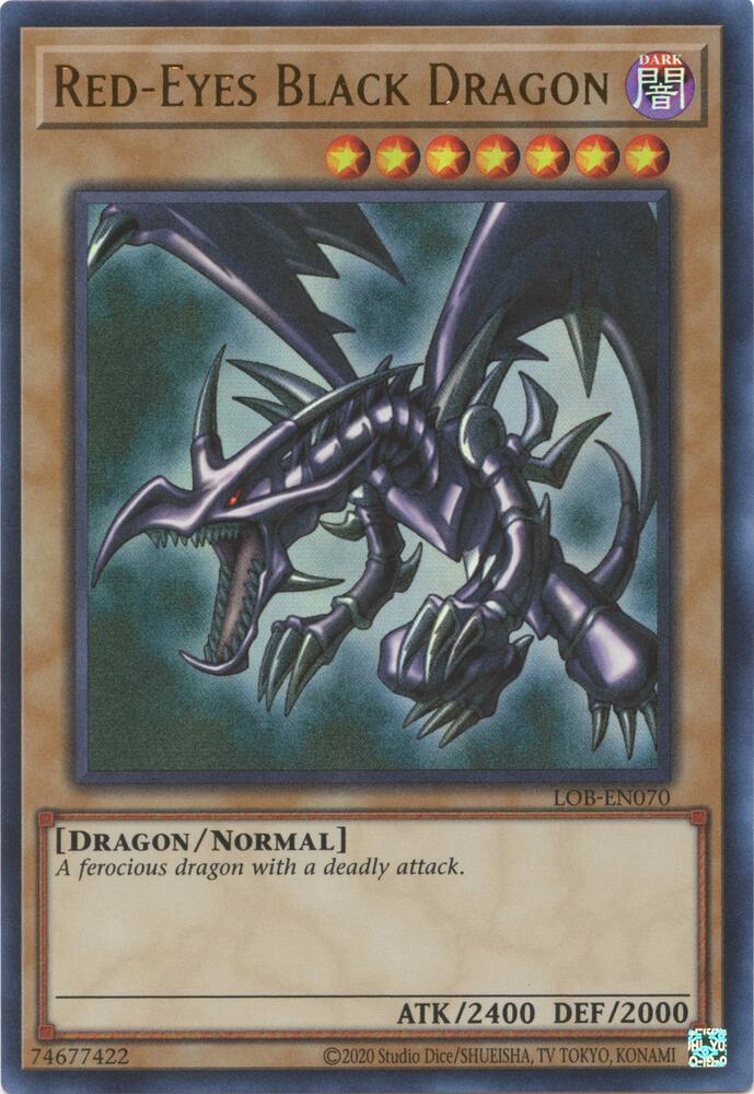 Red-Eyes Black Dragon (25th Anniversary) [LOB-EN070] Ultra Rare